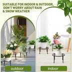 ESRICH 10 Pack Metal Plant Stand Outdoor, Plant Stands for Indoor - Image 4