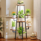 HOOBRO Plant Stand Indoor with Grow Lights, 7-Tier 47.2" Plant Shelf - Image 2