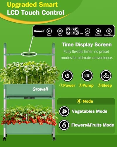 Growell 54 Pods Hydroponics Growing System Kit with Independent Water Pump - Image 2