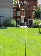 Ashman Black Shepherd Hook 92 Inch (Pack of 3), 1/2-Inch Thick, Solid Metal Single Piece Hook, Super Strong, Rust Resistant, Hanging Plant Baskets, Heavy Bird Feeders & More. - Image 6
