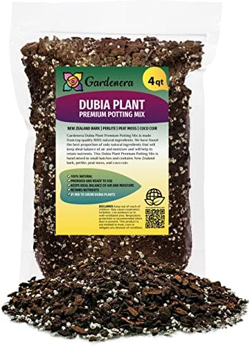 Gardenera Monstera Dubia Potting Mix - Perfectly Formulated for Unique Plant Needs - 4 Quart by Gardenera