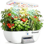 Growell 17 Pods Hydroponics Growing System Kit, Indoor Garden with 2 Fans by Growell