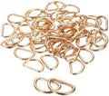 HARFINGTON D Ring Metal D-Shape Buckle Clips Multi-Purpose Buckle Strap Sewing Accessories for Collars Webbing Strap by HARFINGTON