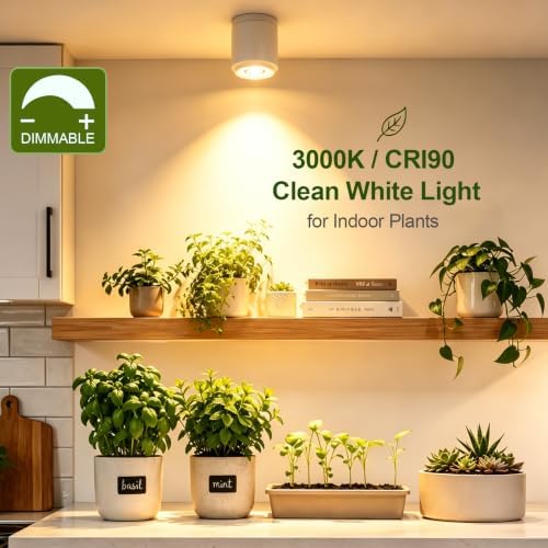GU10 LED Grow Light Bulb, Dimmable Full Spectrum for Indoor Plants - Image 3