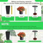 2 Set Adjustable Plant Risers for Inside Pots, 13-21” Telescopic Tapered Flower Pot Stand, Fits 6/8/10 Inch Base for Large Indoor & Outdoor Planters of All Shapes - Image 4