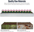 Galvanized Raised Garden Bed for Vegetables Flowers Herbs, Tall Metal Raised Garden Bed Kit with Garden Tools, Gloves, Plant Labels,16 * 3 * 1 FT,Silver - Image 6