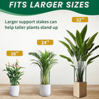 TCBWFY 14" Dx32 H Plant Supports Stakes for Large Heavy Plants,10Pack Peony Supports,Heavy Duty 5mm Wire Peony Cages,Interlock Garden Supports Ring Border Support,Plant Support Cage for Rose Flower - Image 7