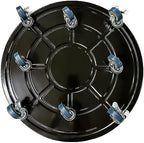 Plant Caddy with Wheels 20 Inch 1 Pack, Heavy Duty Metal Plant Stand & Dolly with Lockable Casters, Holds 310 lbs for Indoor Outdoor Large Flower Pots, Black - Image 7