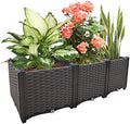Raised Garden Bed Large Planters for Outdoor Plants Rectangular Elevated Planter Boxes Patio Balcony Deck for Planting Flowers, Vegetables, Tomatoes, and Herbs by TDDSS