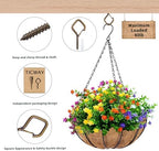 2.36IN Ceiling Screw Hooks for Hanging Plants, Safety Buckle,110 Pcs - Image 3