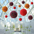 Artificial Plant Topiary Ball Faux Boxwood Decorative Balls 20in, Faux Grass Decor Fake Plant, Decorative Faux Dried Moss Balls, Decorative Balls for Home Decor - Image 3