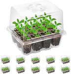 The Bundle of Bonviee 5 Packs Seed Starter Tray with Grow Light and 10 Packs Seed Starter Kit - Image 3