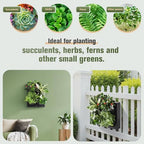 Wall Mounted Planter, Vertical Garden with 4 Grow Pots - Image 3