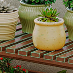 HUHJYUGE Bamboo Plant Stand Flower Pots Holder Display Shelf, Ladder Shelf Plants Organizer Rack for Patio Balcony Garden Home, Bookcase Planter Storage Shelving (4Tiers 102cm) - Image 4