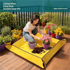 2 PCS Large Waterproof PE Inlaid Gardening Mat Double-Layer Pad for Succulents Plants Multi-Purpose Potting Repotting for Patio - Image 3
