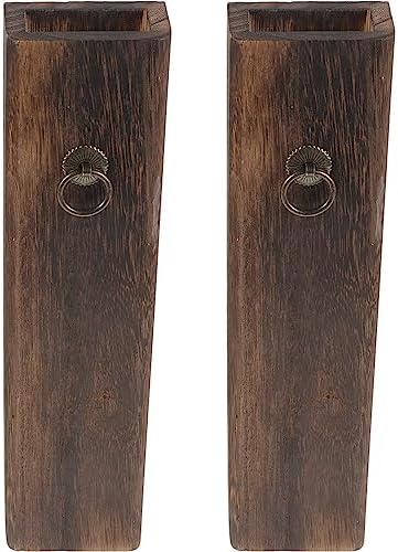 Wood Wall Pocket Vase Wood Wall Planter Hanging Vase Pocket Flowers Holder for Farmhouse Home Living Room Bedroom Decor Wooden by OSALADI