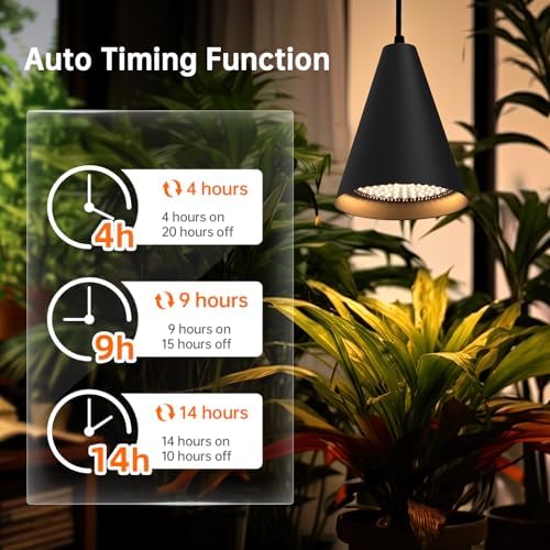 Bstrip Hanging Grow Light for Indoor Plants 25W Full Spectrum - Image 6