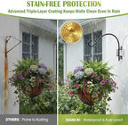 AJART Swivel Plant Hangers Outdoor: 16"/2Pcs Heavy Duty Wall Mount Bracket - Image 4