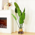 Geetery 2 Pcs 4–12 in Oriental Wooden Plant Stand Indoor Vase Stand, 10 in - Image 5