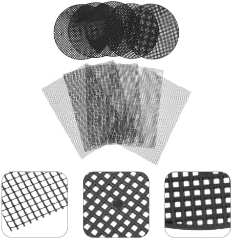 SEWACC Plant Pot Round Fiberglass 50pcs Drainage Mesh Screens for Flowers - Image 7