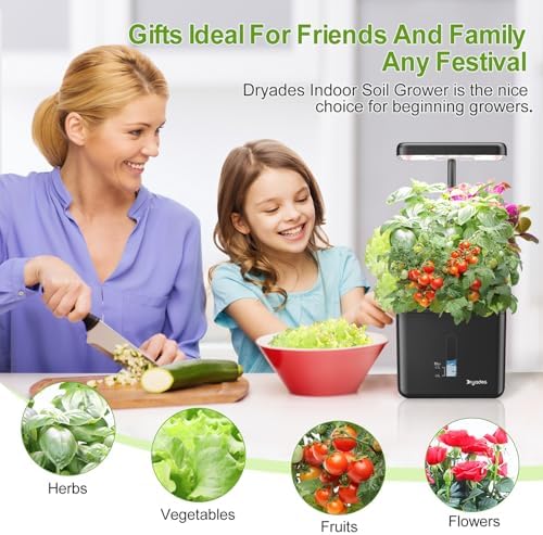 Indoor Garden Growing Systems Self-Watering Plant Pot Smart Gardening System with 17 Watts LED Grow Light Auto Timer Gardening Plant Gifts for Mom Plant Pot for vegetables herbs(No Seeds&Soil) - Image 5