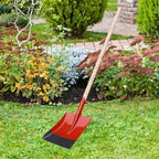 Garden Shovels Heavy Duty Portable Lawn Shovels Hand Digging Shovels Planting Spade Trowel with And Wood Handle Suitable for Lawn Care Yar, 37x19cm - Image 2