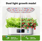 Ahopegarden Indoor Garden Hydroponics Growing System 12 Pods with LCD Touch Panel White & 52PCS Hydroponics Pods Kit - Image 3
