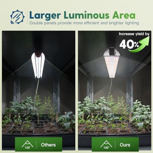 FREELICHT 1Pack 4FT Grow Light for Indoor Plants, 60W=350W, Full Spectrum - Image 4