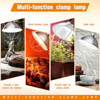 Macarrie 12 Pack 10.5 Inch Clamp Lamp Light with Aluminum Reflector - Image 6