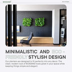 BOXSAND-6 Vertical Wall Planter (12"x26", Black, No Pots) – Living Wall for 6 Plants, Indoor/Outdoor Vertical Garden System, Easy 2-Screw Install - Image 6
