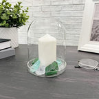 Plymor 4" x 5.5" Glass Display Dome Cloche (Clear Glass Tray Base), Pack of 2 - Image 4