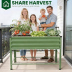 1MORE Raised Garden Bed with Leg,48×24×32in Elevated Planter Bed Green,1Pcs - Image 6