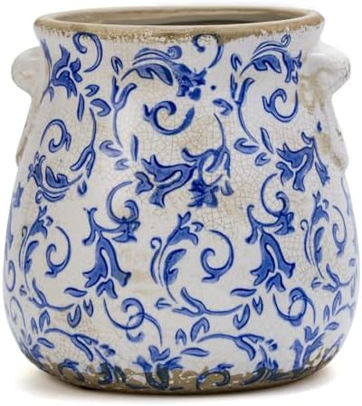 Dosayes Vintage Planter & Vase with Drainage,Ceramic Pot for Plant by Dosayes