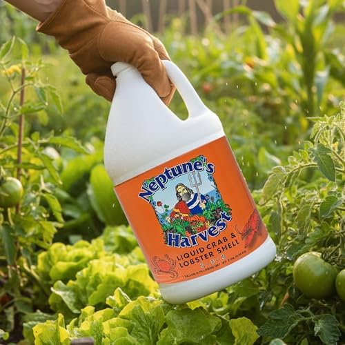 Neptune’s Harvest Organic Crab & Lobster Shell Multi-Purpose Liquid Fertilizer (2-0-2) - 1 Gallon Bottle - Rich in Nutrients Soil Fertilizer - Plant Food for Lawns, Gardens, and Vegetables - Image 4