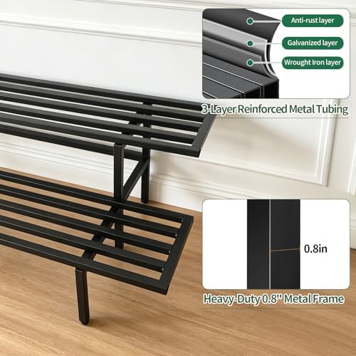 Heavy Duty Plant Stand Outdoor Indoor, Large Metal 48" L x 10" W x 12" H - Image 5