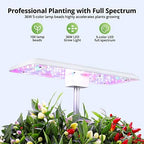 Hydroponic System Growing Indoor Garden 12 Pods 36W 100 Bulbs in 5 Colors LED Growth Light, Herb Garden Kit Indoor with Quiet Pump ＆ Automatic Timer Adjustable Height Up to 23" 5L Water Tank - Image 3