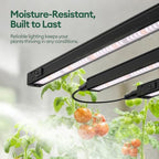 Maygrove Grow Lights for Indoor Plants, Tunable Spectrum 2FT LED Growing Lamp 120W (8 x 15W), T5 Grow Light Strip for Seed Starting, Vegetables, Linkable, Black, 8-Pack - Image 6