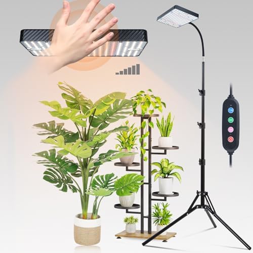 FECiDA High Output Tall Grow Lights for Indoor Plants with Stand and Timer by FECiDAGrowLight