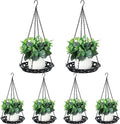 Enhon 6 Pack Plant Hanger, 12" Metal Hanging Planter for Indoor Plants by Clickhere