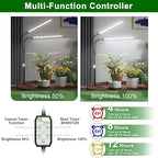 GooingTop Grow Light for Indoor Plants,Height 10-32'' with Dimming & Timer - Image 3
