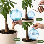 EX-Large Plant Watering Globes, 26oz Plastic Top Fill Self Watering Globes - Image 4