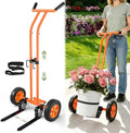 Plant Caddy with Wheels, Plant Dolly Cart, Potted Plant Mover Cart by Poiyham