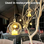19 Pcs 4.72 Inch Hanging Tealight Candle Holder, Hanging Tealight Holder Globe for Wedding, Christmas, Party, Centerpiece Accessory and Home Decor by KUKLIPJIM. - Image 5