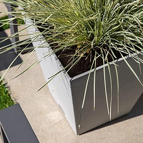 Veradek Pure Series Nobleton Planter - Tapered Square Outdoor Planter - Image 7