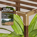 HOMKIRT 12 Tier Corner Plant Stand with Grow Lights for Multiple Plants, Tiered Plant Shelf Indoor Plant Holder Rack Flower Stand for Living Room Balcony Patio Porch Garden - Image 3