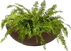 Sunnydaze Percival 20.75" Shallow Outdoor Planter Bowl, Rust by SunnydazeDecor