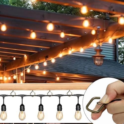 60 Pcs Ceiling Hooks for Hanging Plants, Screw in Hooks Bronze - Image 4