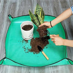 Waterproof Gardening Green Circular Mat for Succulents Flowers Vegetable for Indoor Plant Repotting(100x100cm) - Image 3