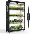 Bstrip Indoor Greenhouse with Grow Light Oxford Cover, 35.4x13.8x59in by Bstrip