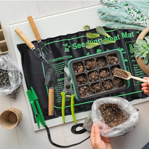 ROCEEI 8 Pack Seedling Heat Mat 10" X 20.75" Waterproof Seed Starter - Image 4